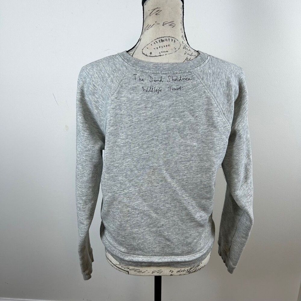 J.Crew Garments for Good David Sheldrick Wildlife Trust Elephant Sweatshirt - Picture 4 of 8